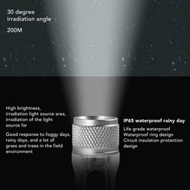 Asixxsix Mini Linterna LED, Luz Fuerte Mini Llavero Linterna USB Recargable Super Brillante EDC Linterna con Efecto Fluorescente, para Suministros de Huracanes, Camping, Senderismo, Emergencia