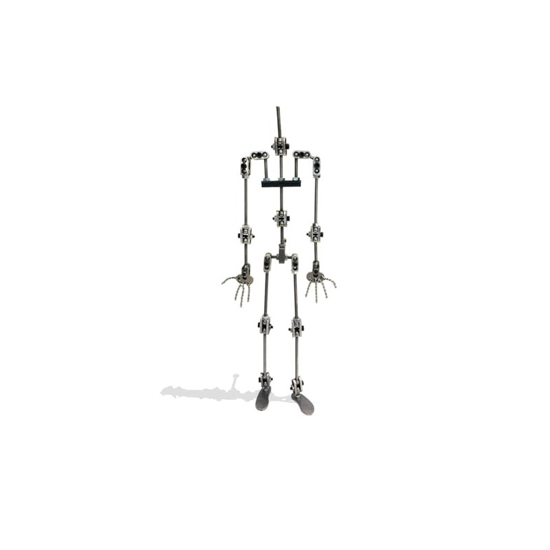 Anibild® TWO Intermediate Diy Studio Stop Motion Armature Kits Metal