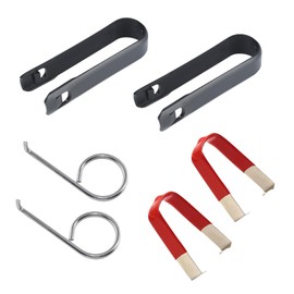 HLMYER 6 Pcs Wheel Bolts Caps Removal Tool Set,Durable Plastic And Alloy Metal,Universal Tyre Nut Center Cover Cap Puller,Portable Nut Caps Lug Puller Hook Replacement,for Most Types Cars Wheels