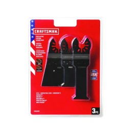 Craftsman Oscillating Tool Blades, 3-Piece Cutting Set (CMAO202) UPC88591159544