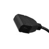 Komine KK-211-1 QC3.0 USB Power Supply for Motorcycles S Black