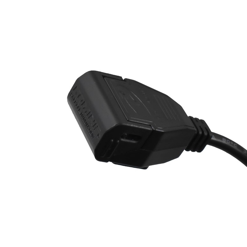 Komine KK-211-1 QC3.0 USB Power Supply for Motorcycles S Black