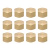 PATIKIL G1/4'' Female Thread Brass Hex Pipe Plug, Set of