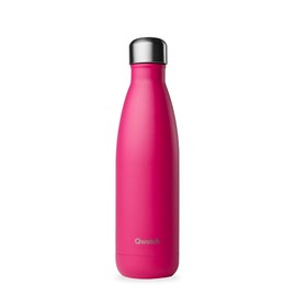 Qwetch - Originals Stainless Steel Insulated Flask 500 ml Magenta - Thermos Flask 24 Hours Cold & 12 Hours Hot - Leak-Proof, BPA-Free, Reusable - Perfect for Sports, Travel, Office & Hiking