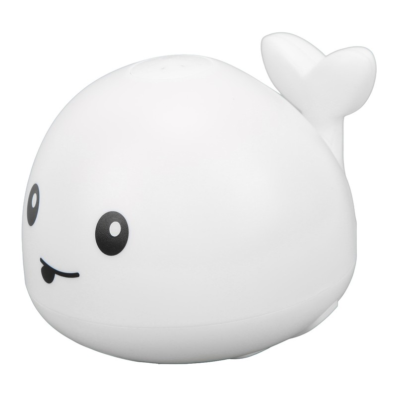 Whale Water Spray Toy White Induction Switch Floating Spraying Flashing