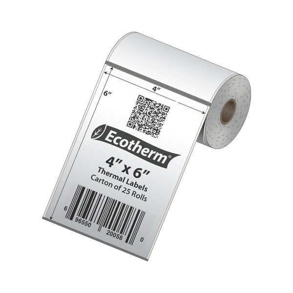 4" x 6" Mobile Printer Labels | 25 Rolls |