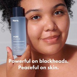 HERO COSMETICS Solución Exfoliante Para Puntos Negros Pore Release, Tónico Con 2% De Ácido Salicílico Con Aha Y Pha, 100 Ml