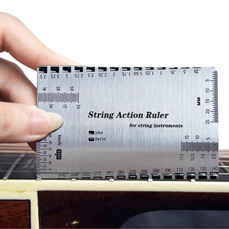 Guitar String Gauge Measuring Tool | Guitar Setup String Height
