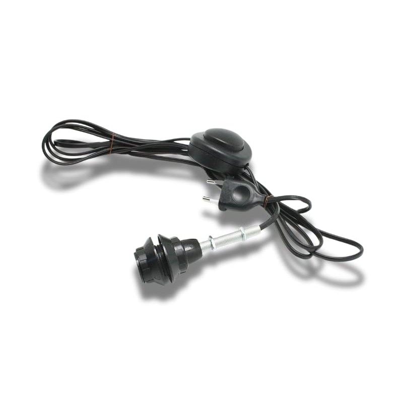 DIY Floor Lamp Set - E14 Socket Black with 3