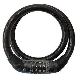 Bicycle Key Large 5 Digit Dial Lock SM 43392