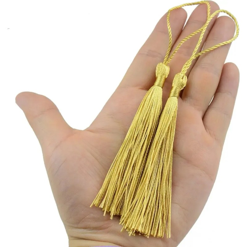 Sxrw 100pcz Llavero Borla Colgantes Borlas Hechas A Mano