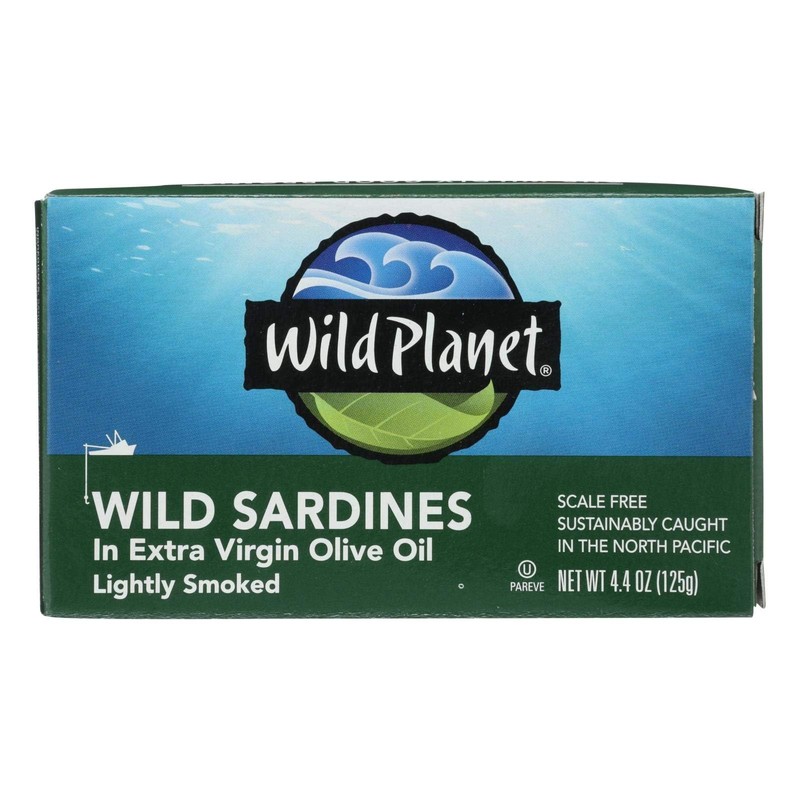 Wild Planet Wild Sardines in Extra Virgin Olive Oil (12x4.375oz)