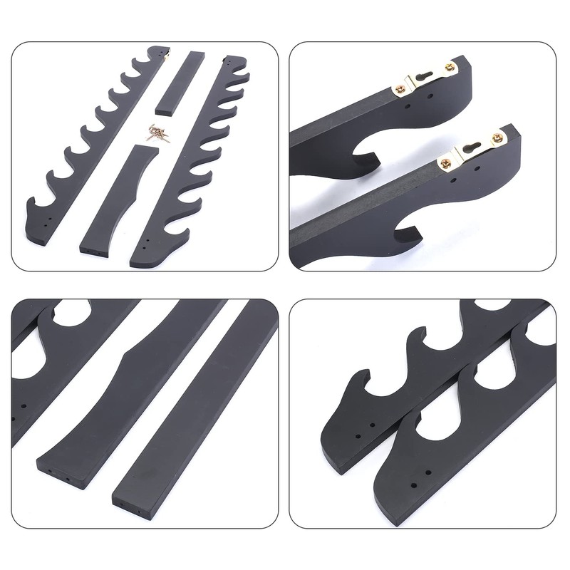 awagas 8 Tier Sword Holder Wall Mount, Display Sword Rack