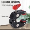 Super Clamp Red Crab Clamp Aluminium Alloy Silicone Cushion Drop