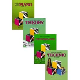 Bastien Piano Basics Set (Piano, Theory, Performance, Technic, Level 3, 4 Book Set)