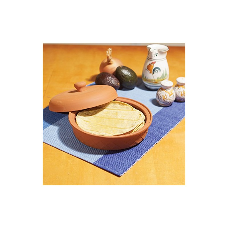 Fox Run Ceramic 3943 Tortilla Warmer, Terra Cotta