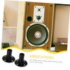 MERRYHAPY 2pcs Speaker Stand Aluminum Alloy Base Speaker Tray for
