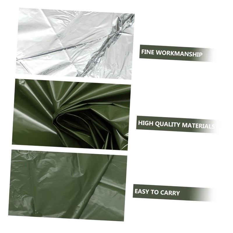 VICASKY Emergency Survival with Thermal Blanket Tent Portable Insulated Outdoor