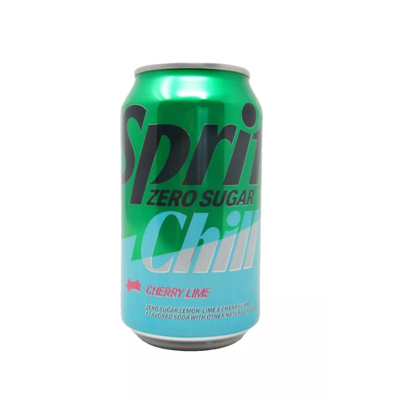 Sprite Zero Sugar Chill Cherry Lime Soda Pop, Limited Edition,