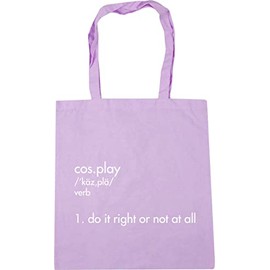 Hippowarehouse Cos Play 1. Do It Right Or Not At All Tote Shopping Gym Beach Bag 42cm x38cm, 10 litres