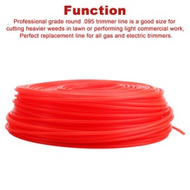 AAAQQ T-03408 Round Trimmer Line Compatible with Makita Most String Trimmer Round Nylon Universal Trimmer Line 0.095”x 280’