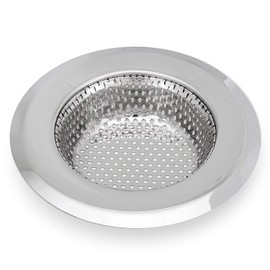 Andexi Sink Drain Drain Garbage Gutter Garbage Catcher 3.1 inches (8 cm), Stainless Steel, For Kitchen Sinks, Punching, Waste Grid, Diameter 3.0 - 3.9 inches (7.5 - 10 cm)