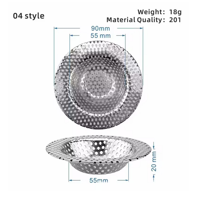 Stainless Steel Sink Strainer for Kitchen & Bathroom – Mesh