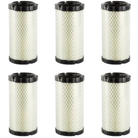 GETOPAUTO AF25550 Air Filter Replace 6449 Baldwin RS3715 Fleetguard AF25550 WIX 46449 M113621 Mule 11013-1290 Kubota 6A10082630 (set of 6)