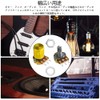 WMYCONGCONG 20個セット B5K B10K B20K B50K B100K ロータリーポテンショメー ローレットシャフトリニア 合金ノブ付き