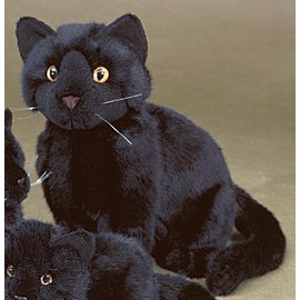 Förster soft animals 3380 cat black sitting 30 cm