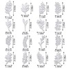 ALIBBON 16 Pcs Leaf Die Cuts for Card Making, Branch