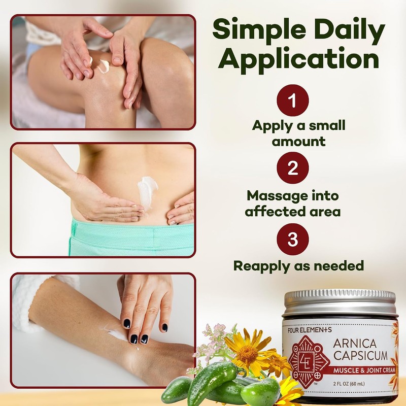 Arnica Capsicum Cream produced by Four Elements