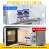 ISUSSER 12 Pack Freezer Containers with Screw On Lids, 8