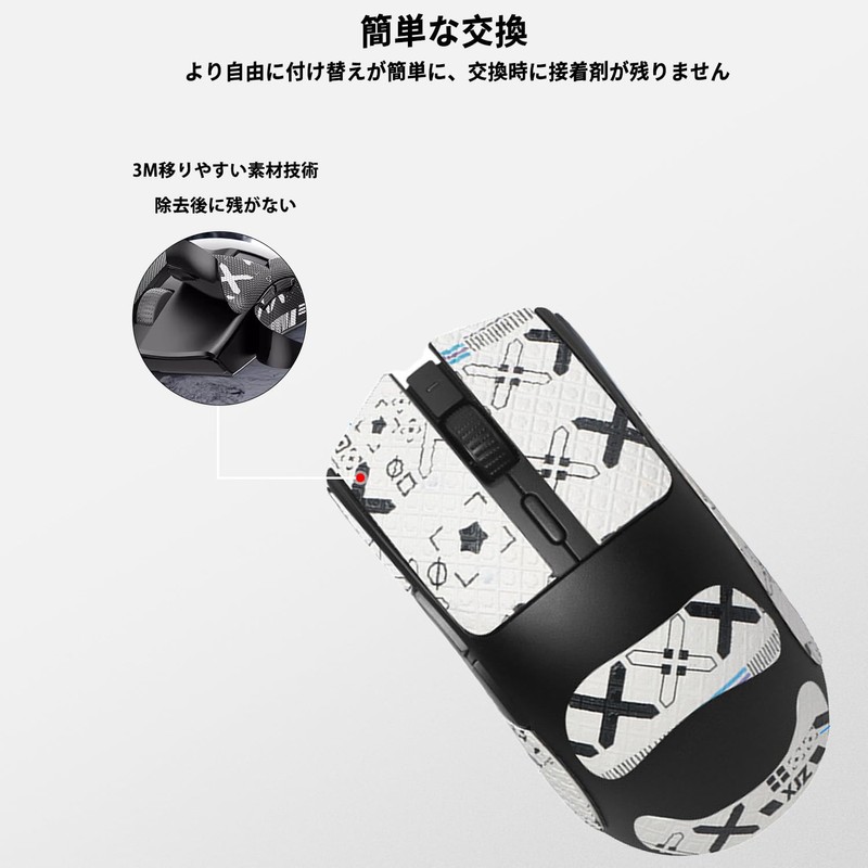 For Razer Viper V3 Pro Mouse Grip Tape [NOUKAJU] for