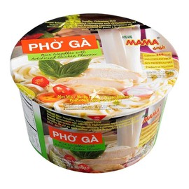 Starry Mart Sopa De Fideos De Arroz Mama Pho Ga Con Sabor A Pollo (6 Tazones) 65 G