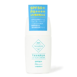TAVARUA SPF50+ / PA+++++ Non-chemical Sunscreen, Waterproof, UV Sun Cream, 1.0 fl oz (30 ml), For Coral Protection, Surfing, Sea, Children, Men's, Women's