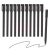 M&G Gel Pen Medium Point 0.5mm, 12 Pcs Smooth Black