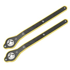 Par de Llaves de Trinquete de Mango Largo de 13,4 Pulgadas para Coche, Llave de Trinquete para Ahorro de Mano de Obra, Reparación de Llave de Rueda de Neumático para Coches, SUV,