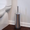 Home Intuition Modern Toilet Brush & Holder Set, Bathroom Bowl