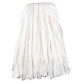 Boardwalk BW2024 Nonwoven Cut End Edge Mop, Rayon/Polyester, 24, White, 12/Carton