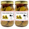 Stuffed Large Olives - Choose Two 16 oz. Jars (Gherkin