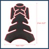 INFINAUTO Fuel Tank Protector PVC Rubber Pad Emblem Badge Sticker