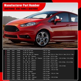 FANHAY 2PCS AE8Z-7C604-A Automatic Transmission Clutch Actuator A/B for 2012-2018 Ford Focus SE SEL & 2011-2019 Ford Fiesta,Shift Interlock Solenoid AE8Z-7C604 AE8Z7C604A