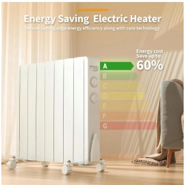 Fierscial 1500W Electric Panel Wall Heater, Plug-in Smart Convection Space Heaters