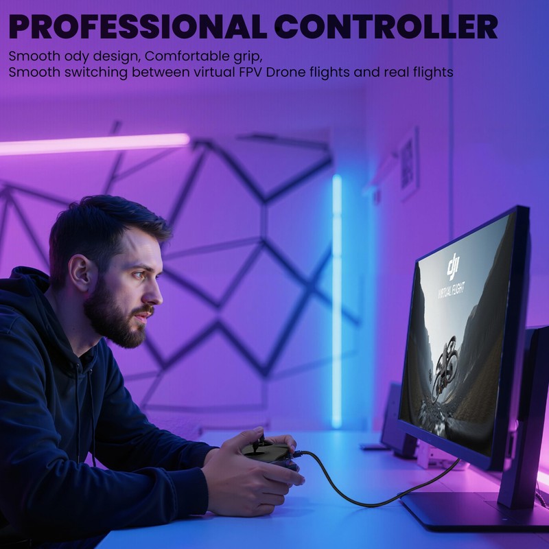 STARDRONE S8 RC Flight Simulator Controller - 8-Channel FPV Drone