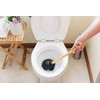 Edward Tools Classic Toilet Plunger with Wood Handle - 6”