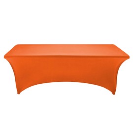 LZY Spandex Fitted Stretch Table Cover for 6 ft or 4ft or 8ft Folding Table, Rectangular Cocktail Tablecloth, Perfect for Party or Banquet