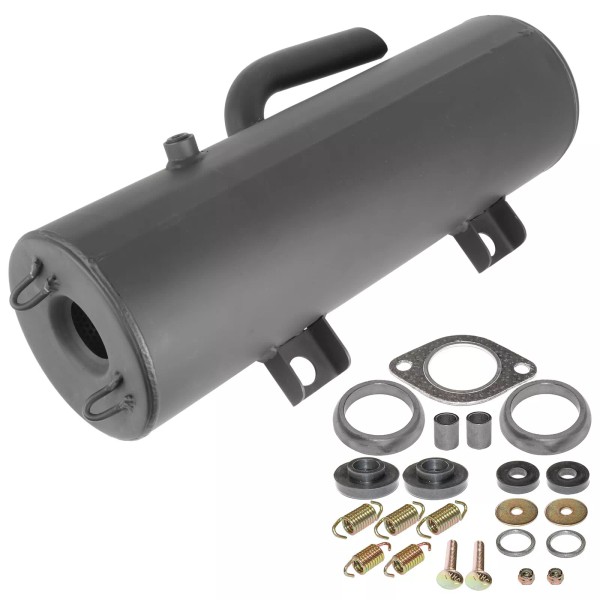 For Polaris Complete Exhaust Muffler w/ Gasket Kit fits Polaris
