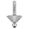 Trend Enterprises 1/4in Shank Bearing Guided 45° Chamfer Cutter 1,1/4in