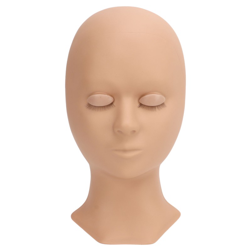 Lash Mannequin Head Soft Silicone Replaced Eyelids Mannequin Head for